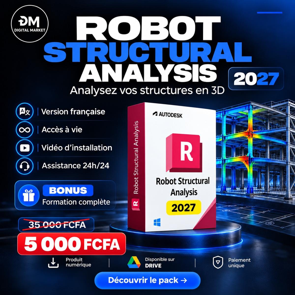 Robot Structural Analysis Professional 2027 (version française)